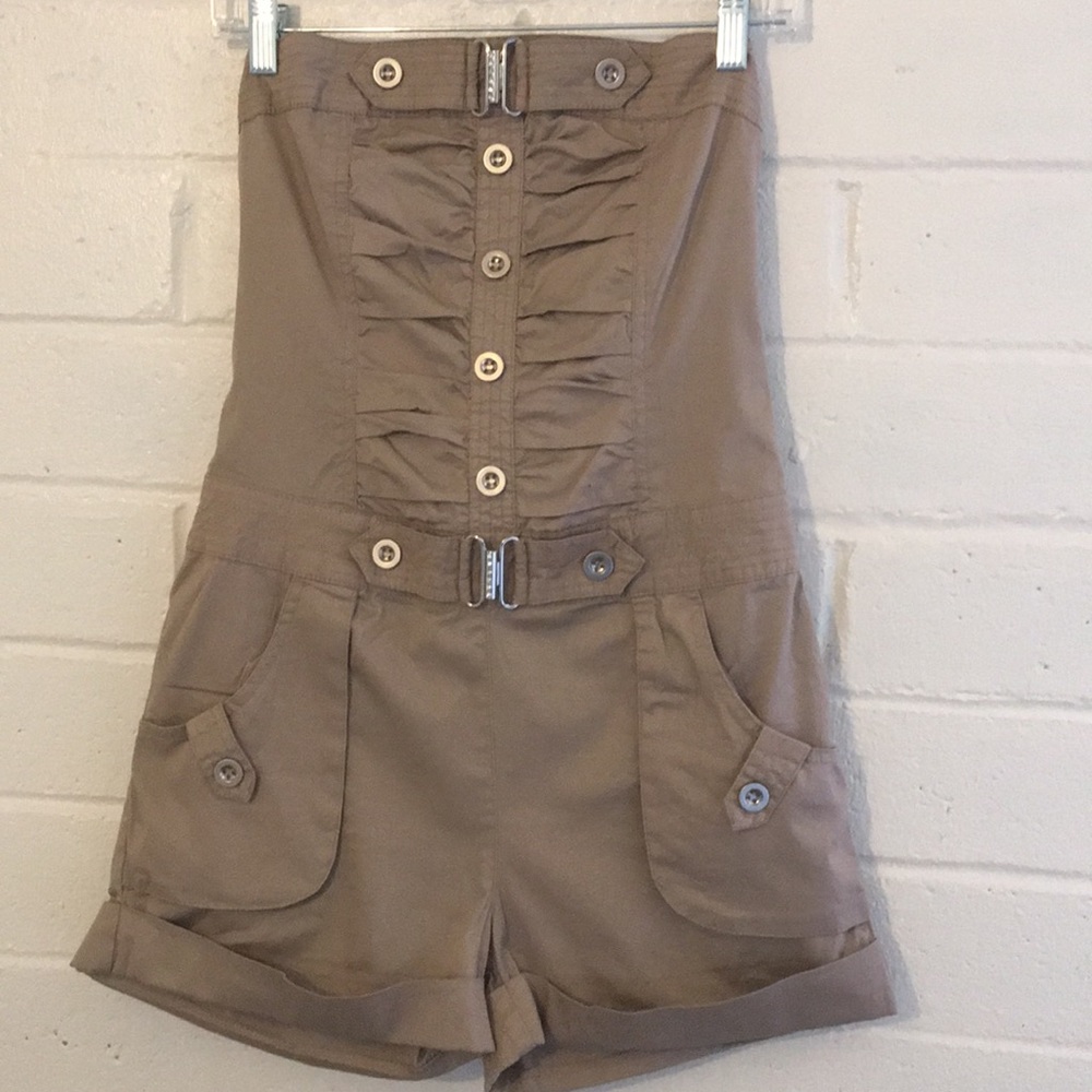 HERA beige short jumpsuit